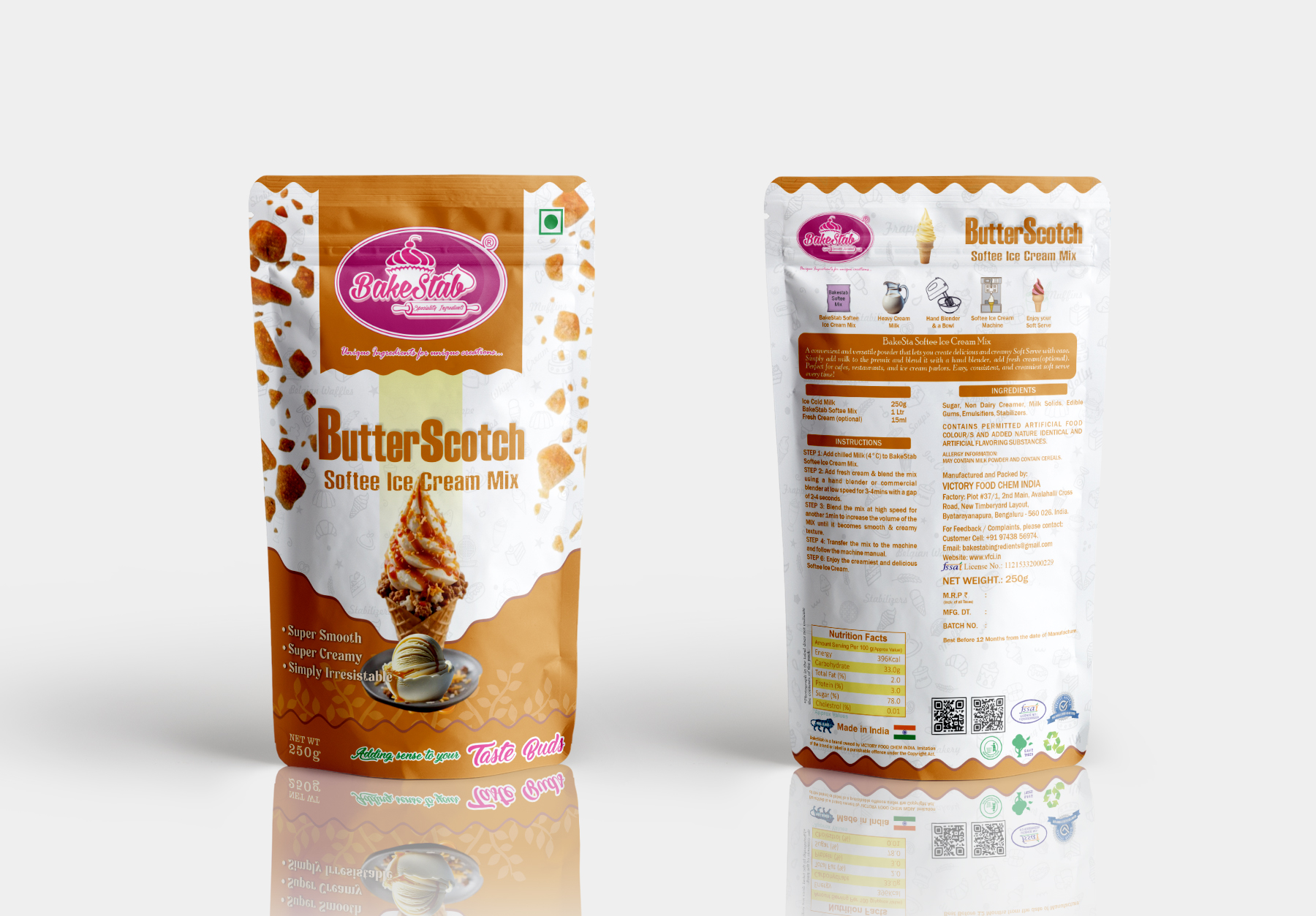 Butterscotch Softee Ice Cream Mix