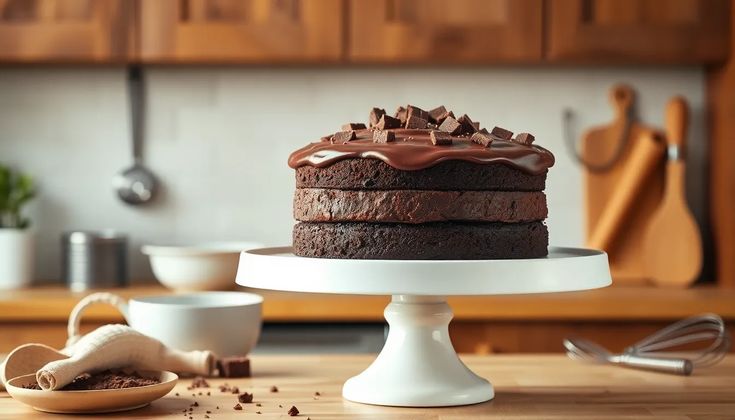 Eggless Chocolate Cake